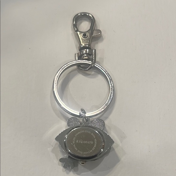 JAS Clock Silver Frog Keychain Accessory - Picture 2 of 6